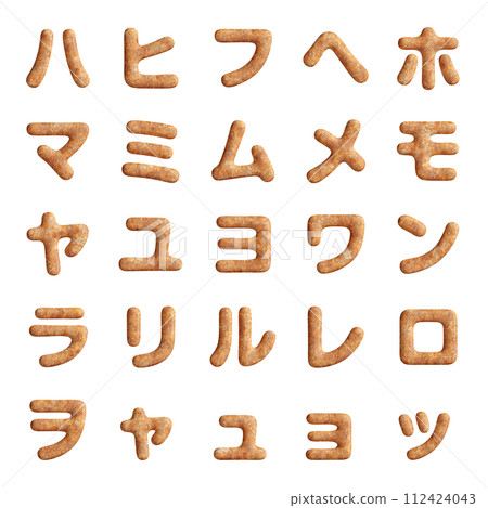 rusty katakana characters 112424043