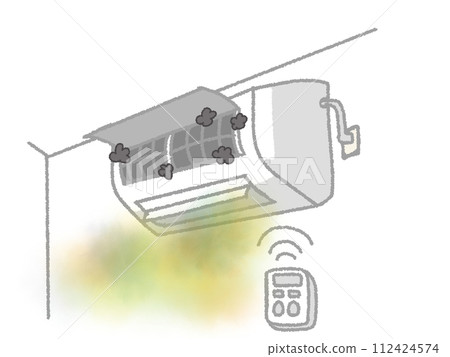 Air conditioner that emits dirty air Air conditioner that emits dirty air 112424574