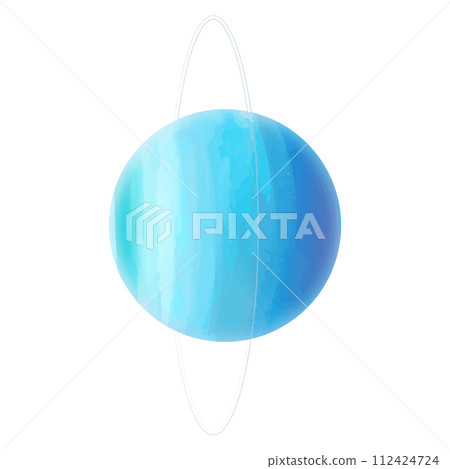 Uranus illustration Uranus illustration 112424724