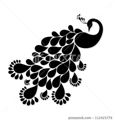 bird with a beautiful boast and crest bird with a beautiful boast and crest 112425778