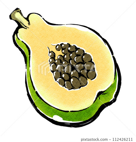 夏季熱帶水果一點圖解:切木瓜 夏季熱帶水果一點圖解:切木瓜 112426211