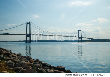 The New Little Belt bridge in Denmark The New Little Belt bridge in Denmark 112426269