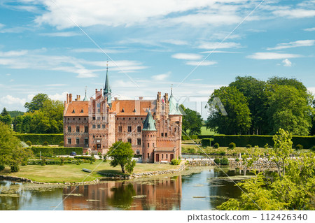 Egeskov castle on Funen island in Denmark Egeskov castle on Funen island in Denmark 112426340