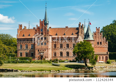 Egeskov castle on Funen island in Denmark Egeskov castle on Funen island in Denmark 112426344