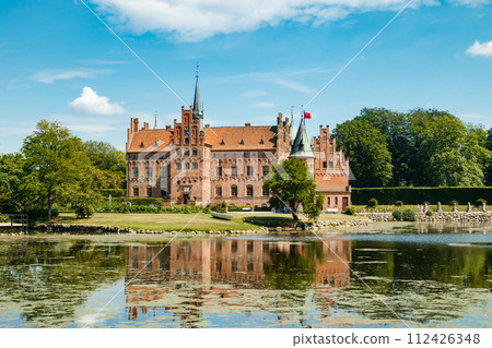 Egeskov castle on Funen island in Denmark Egeskov castle on Funen island in Denmark 112426348