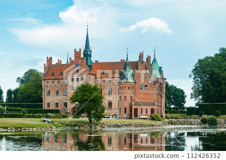 Egeskov castle on Funen island in Denmark 112426352
