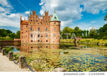 Egeskov castle on Funen island in Denmark 112426440