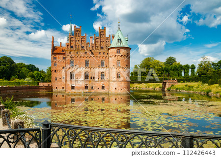 Egeskov castle on Funen island in Denmark 112426443