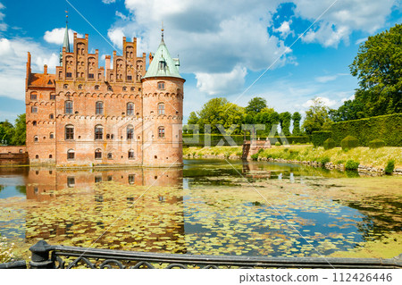 Egeskov castle on Funen island in Denmark Egeskov castle on Funen island in Denmark 112426446