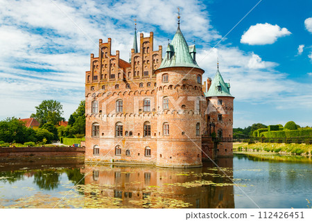 Egeskov castle on Funen island in Denmark Egeskov castle on Funen island in Denmark 112426451