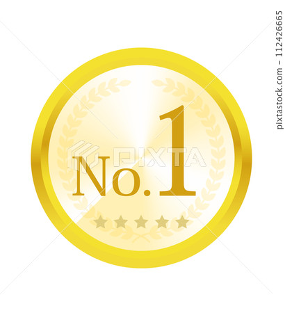 illustration of golden medal illustration of golden medal 112426665