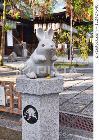 Cute rabbit at Okazaki Shrine (Okazaki Shrine) in Kyoto, Sakyo Ward, Kyoto City 112427040