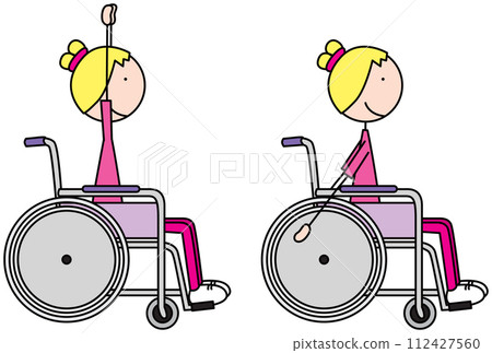 Happy kid exercises 112427560