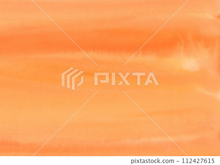 具有紙張紋理的柔和橙色水彩背景材料 具有紙張紋理的柔和橙色水彩背景材料 112427615