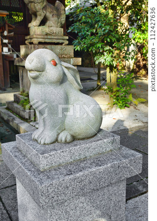 Koma Usagi at Okazaki Shrine, Kyoto (Sakyo Ward, Kyoto City) 112427636