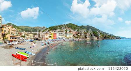 Beach of the town of Bogliasco 112428030