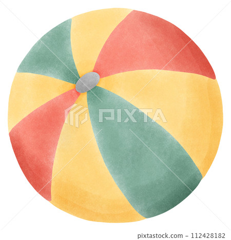 Beach ball. inflatable pool ball 112428182