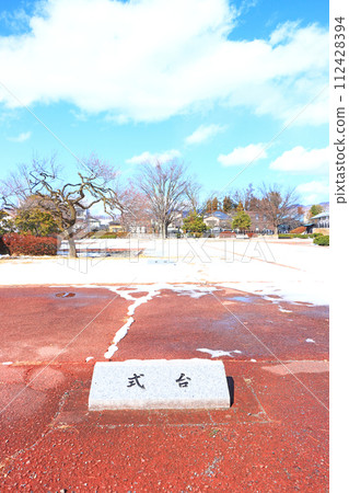 Scenery of the Ninomaru Palace ruins of Matsumoto Castle, Matsumoto City, Nagano Prefecture 112428394