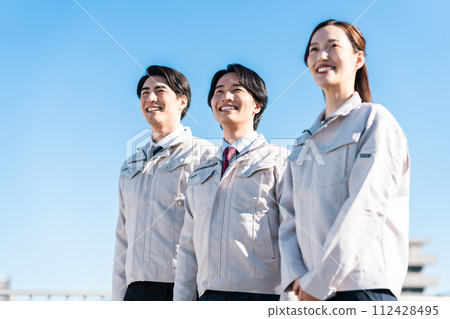 A team of young engineers paving the way for the future 112428495