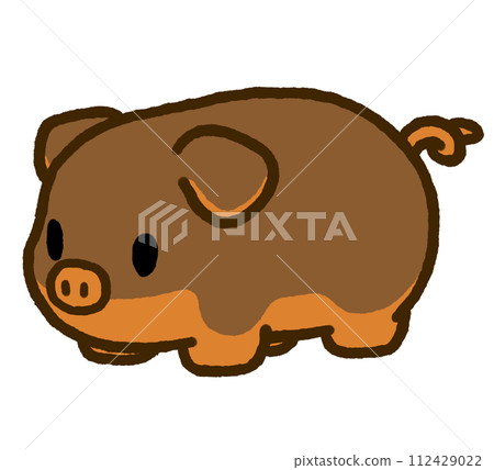 杜洛克豬側臥 杜洛克豬側臥 112429022