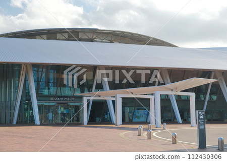Arena, stadium entrance (Shin-Aomori Prefectural Sports Park, Aomori City, Aomori Prefecture) Arena, stadium entrance (Shin-Aomori Prefectural Sports Park, Aomori City, Aomori Prefecture) 112430306