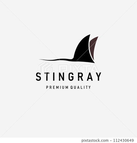 Stingray Logo Vintage Illustration, Manta Rays Vector Design Concept, Ocean Adventure Concept Stingray Logo Vintage Illustration, Manta Rays Vector Design Concept, Ocean Adventure Concept 112430649