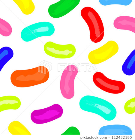 Jelly colorful marmalades, seamless texture 112432190