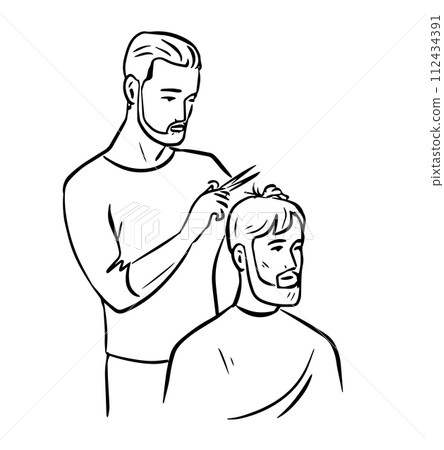 Beauty salon barbershop Beauty salon barbershop 112434391