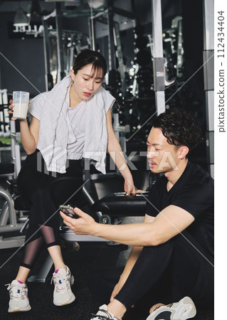 personal trainer gym personal trainer gym 112434404