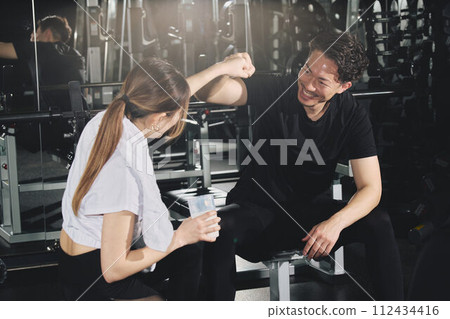 personal trainer gym personal trainer gym 112434416