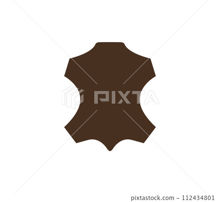 Leather, material icon. Vector illustration. 112434801