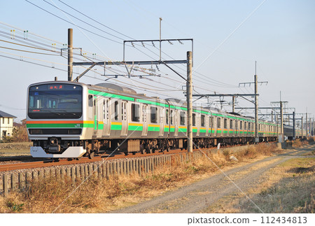 高崎線 行田熊谷 JR 東日本 E231 系 1000 系 U55 編組(小山) 高崎線 行田熊谷 JR 東日本 E231 系 1000 系 U55 編組(小山) 112434813