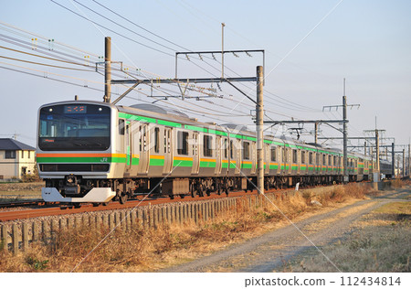 Takasaki Line Gyoda-Kumagaya JR East E231 series 1000 series U587 formation (Oyama) Takasaki Line Gyoda-Kumagaya JR East E231 series 1000 series U587 formation (Oyama) 112434814