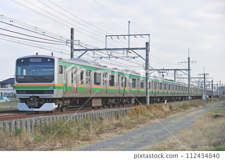 Takasaki Line Gyoda-Kumagaya JR East E231 series 1000 series S-22 formation (Kokufutsu) Takasaki Line Gyoda-Kumagaya JR East E231 series 1000 series S-22 formation (Kokufutsu) 112434840