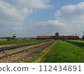 Negative world heritage: Auschwitz-Birkenau concentration camp in Poland, where the Holocaust took place 112434891