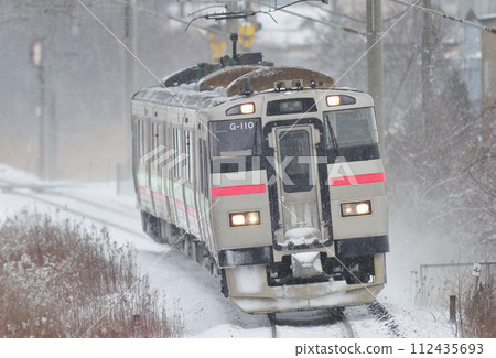 Chitose Line Kitahiroshima-Shimamatsu JR Hokkaido 731 series G-110 formation (Sapporo) 112435693