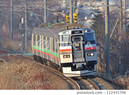 Chitose Line Kitahiroshima-Shimamatsu JR Hokkaido 731 series G-115 formation (Sapporo) 112435706