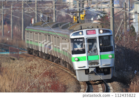 Chitose Line Kitahiroshima-Shimamatsu JR Hokkaido 721 series F-5102 formation (Sapporo) Airport 112435822