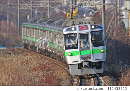 Chitose Line Kitahiroshima-Shimamatsu JR Hokkaido 721 series F-3101 formation (Sapporo) Airport 112435823