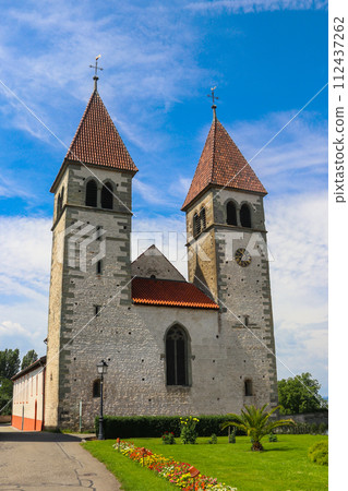 Basilica of Sts. Peter and Paul on Island of Reichenau, Lake Constance, Baden-Wuerttemberg, Germany Basilica of Sts. Peter and Paul on Island of Reichenau, Lake Constance, Baden-Wuerttemberg, Germany 112437262