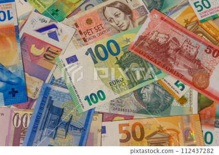 Background of currencies from different european countries Background of currencies from different european countries 112437282