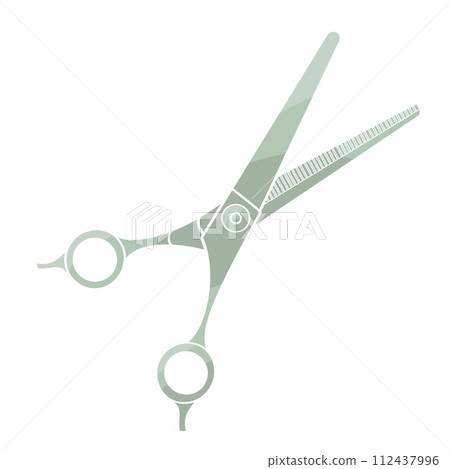 hairdresser's thinning scisors color vector illustration hairdresser's thinning scisors color vector illustration 112437996