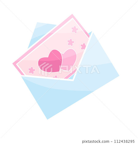 wedding invitation envelope color vector illustration wedding invitation envelope color vector illustration 112438295