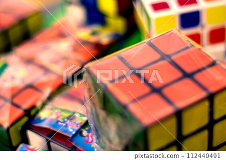 palette with paints 112440491