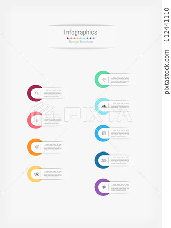 Infographic 9 options design elements for your...-插圖素材 [112441110 ...