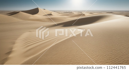陽光刺眼的沙漠，生成人工智慧 112441765