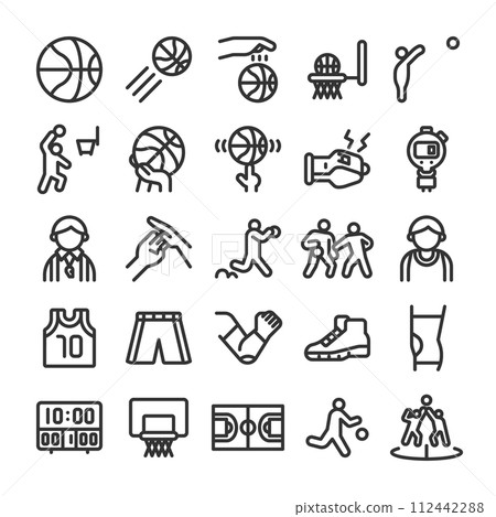 籃球運動圖示集 籃球運動圖示集 112442288