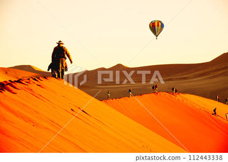 Dry land of the Namib Desert 112443338