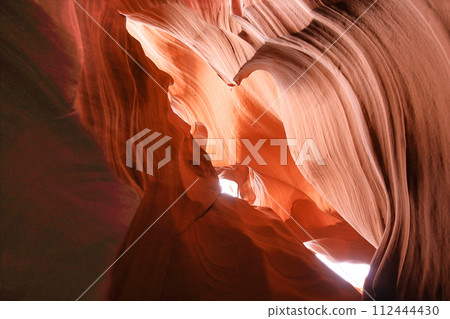 Mysterious red clay gradation in Antelope Canyon, Arizona Mysterious red clay gradation in Antelope Canyon, Arizona 112444430
