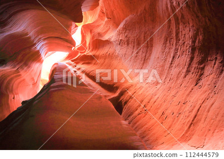 Mysterious red clay gradation in Antelope Canyon, Arizona Mysterious red clay gradation in Antelope Canyon, Arizona 112444579